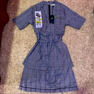 LOWERED Scl media slip dress